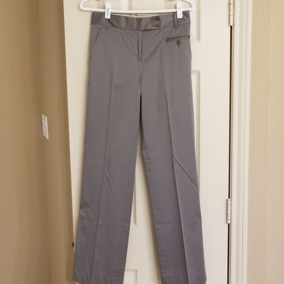 BCBG Gray Slacks Trousers - 2 - Picture 4 of 7